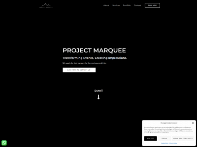 projectmarquee.co.uk snapshot