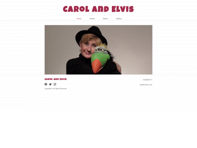 carolandelvis.co.uk snapshot
