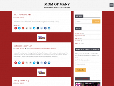 momofmany.org snapshot