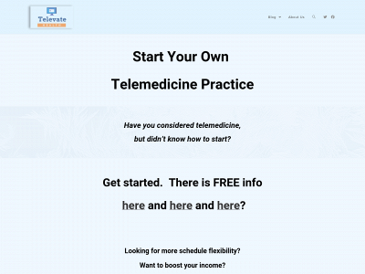 startingatelemedicinepractice.com snapshot