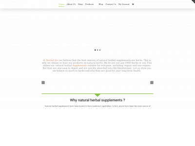 herbalarc.com snapshot