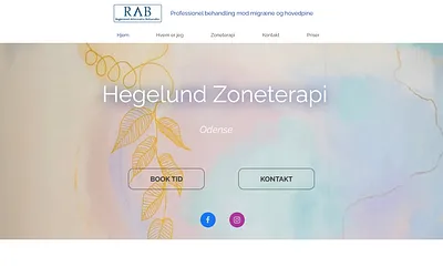 hegelundzoneterapi.dk snapshot