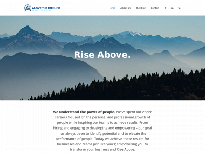 riseabovethetreeline.com snapshot