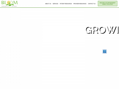 fertilitybloom.com snapshot