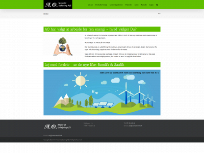 aomateriel.dk snapshot