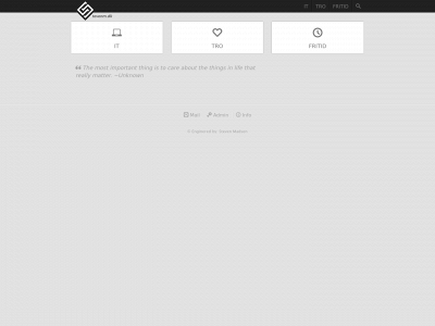 stevenm.dk snapshot