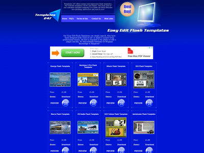 templates247.co.uk snapshot