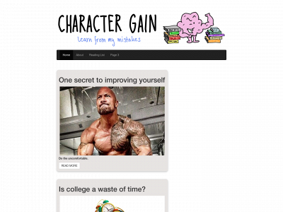 charactergain.com snapshot
