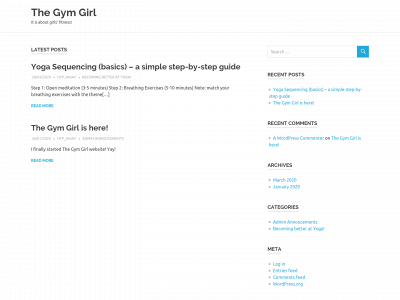 the-gym-girl.com snapshot