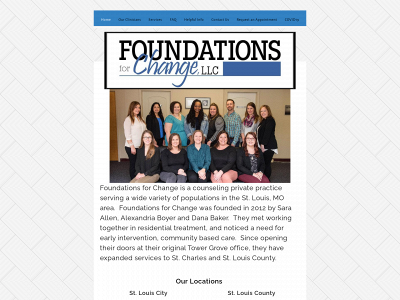 foundationsforchange.net snapshot