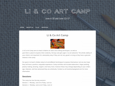 licoartcamp.weebly.com snapshot