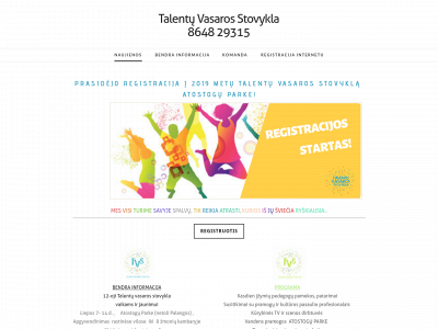 www.talentustovykla.lt snapshot