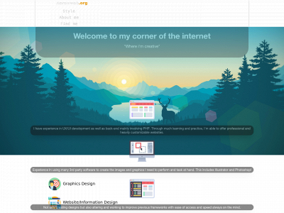 aaronweb.org snapshot