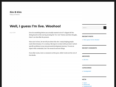 jimbkim.com snapshot
