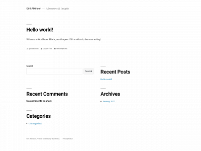 gintatkinson.com snapshot