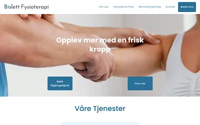 bislettfysioterapi.no snapshot