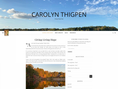 carolynthigpen.com snapshot