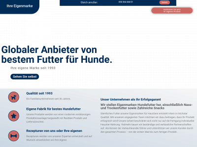 hundefutter-eigenmarke.de snapshot