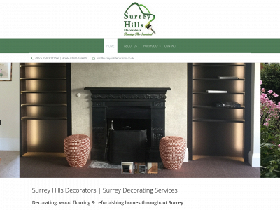 surreyhillsdecorators.co.uk snapshot