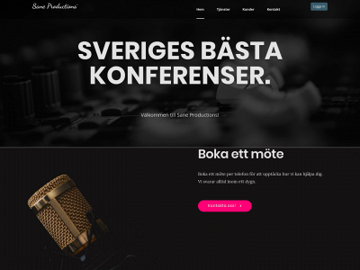 saneproductions.se snapshot