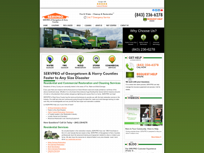 www.servproeasthorrycounty.com snapshot