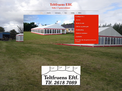 teltfruen.dk snapshot