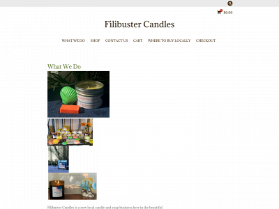 filibustercandles.com snapshot