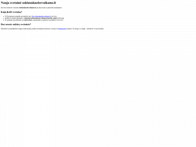 sokiusuknelesvaikams.lt snapshot