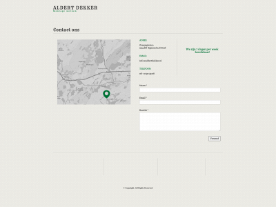 aldertdekker.nl snapshot