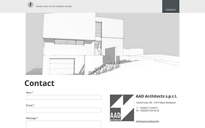 aad-architects.be snapshot