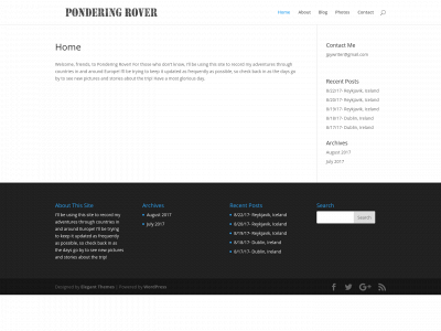 ponderingrover.com snapshot