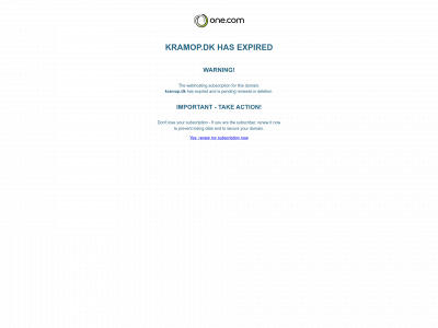 kramop.dk snapshot