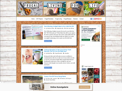 frugallivingforlife.com snapshot
