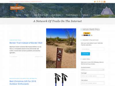 trailsnet.com snapshot