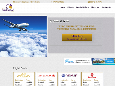 alphapacktravel.com snapshot