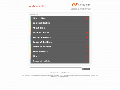 wisdomusa.store snapshot