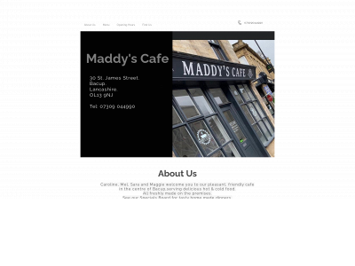 maddyscafe.co.uk snapshot