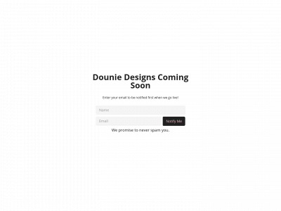 douniedesigns.com snapshot