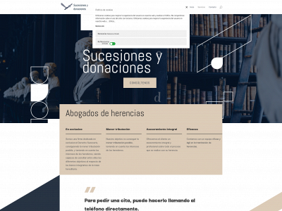 sucesionesydonaciones.es snapshot