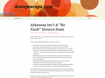 donspearspa.com snapshot