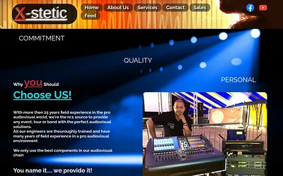 x-stetic.be snapshot
