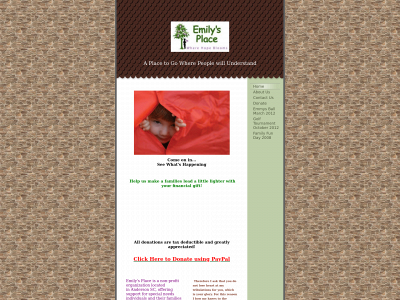 emilysplace.org snapshot