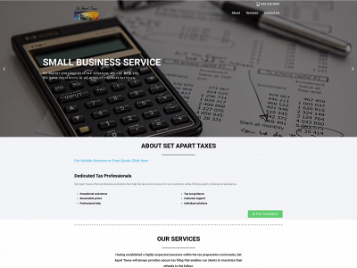 setaparttaxes.com snapshot