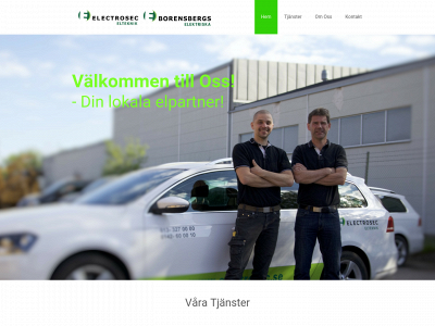 electrosec.se snapshot