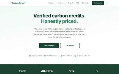 carbon-clear.eu snapshot