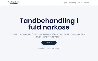 tandnarkose.dk snapshot
