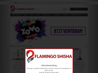 flamingo-shisha.de snapshot