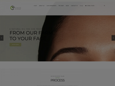 pureoliveskin.com snapshot
