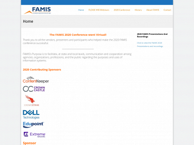 famisonline.org snapshot
