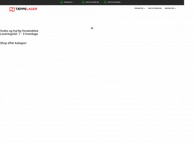 tæppelager.dk snapshot